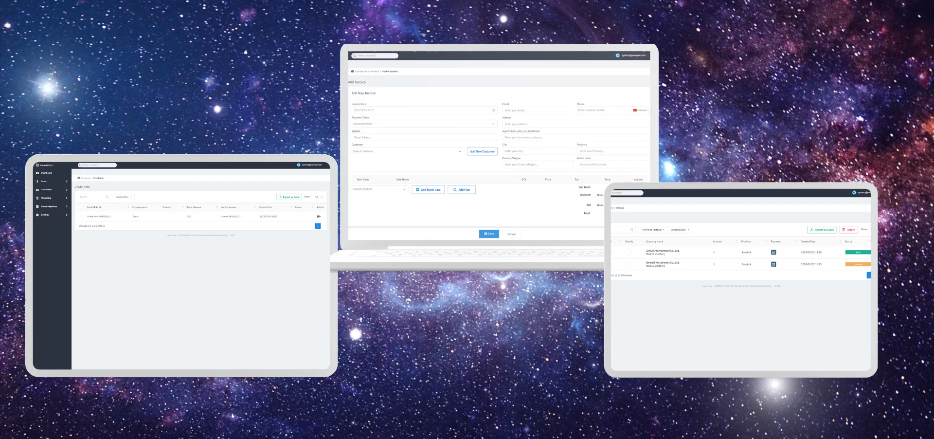 Laravel SaaS CRM - 02