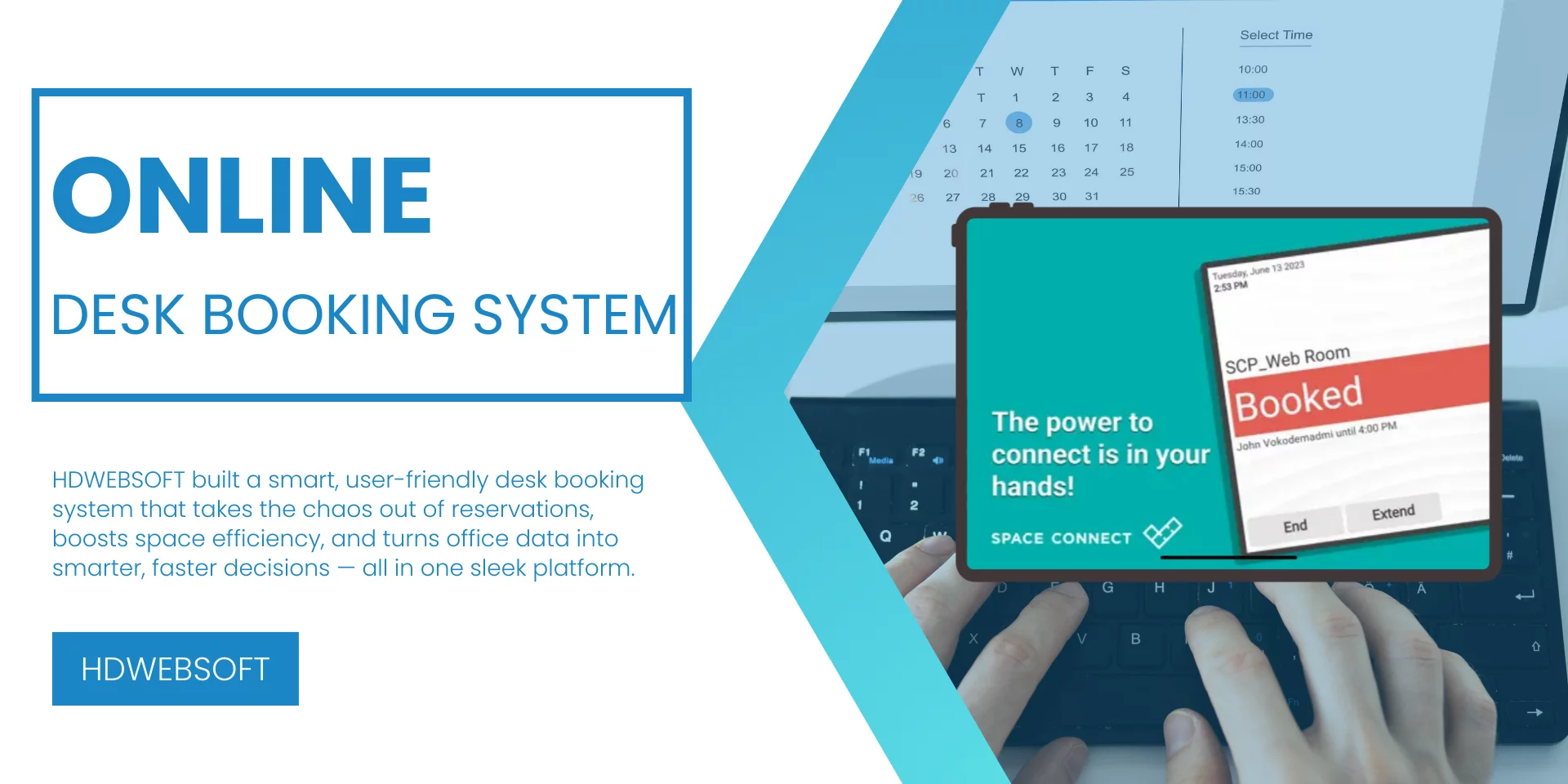 HDWEBSOFT built an online room booking system